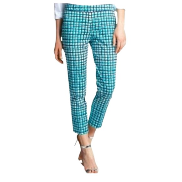 Kate Spade Mandy Cropped Polished Cotton Pant- Sz. 2 - Picture 1 of 7